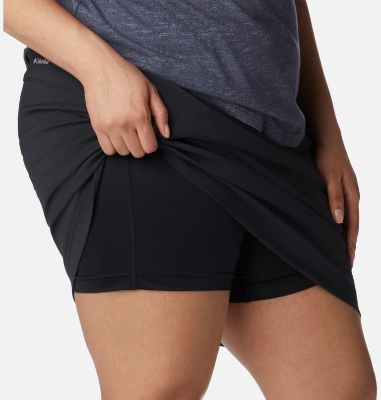 Women's Columbia On The Go Skorts Black | Plus Size CA-AL356